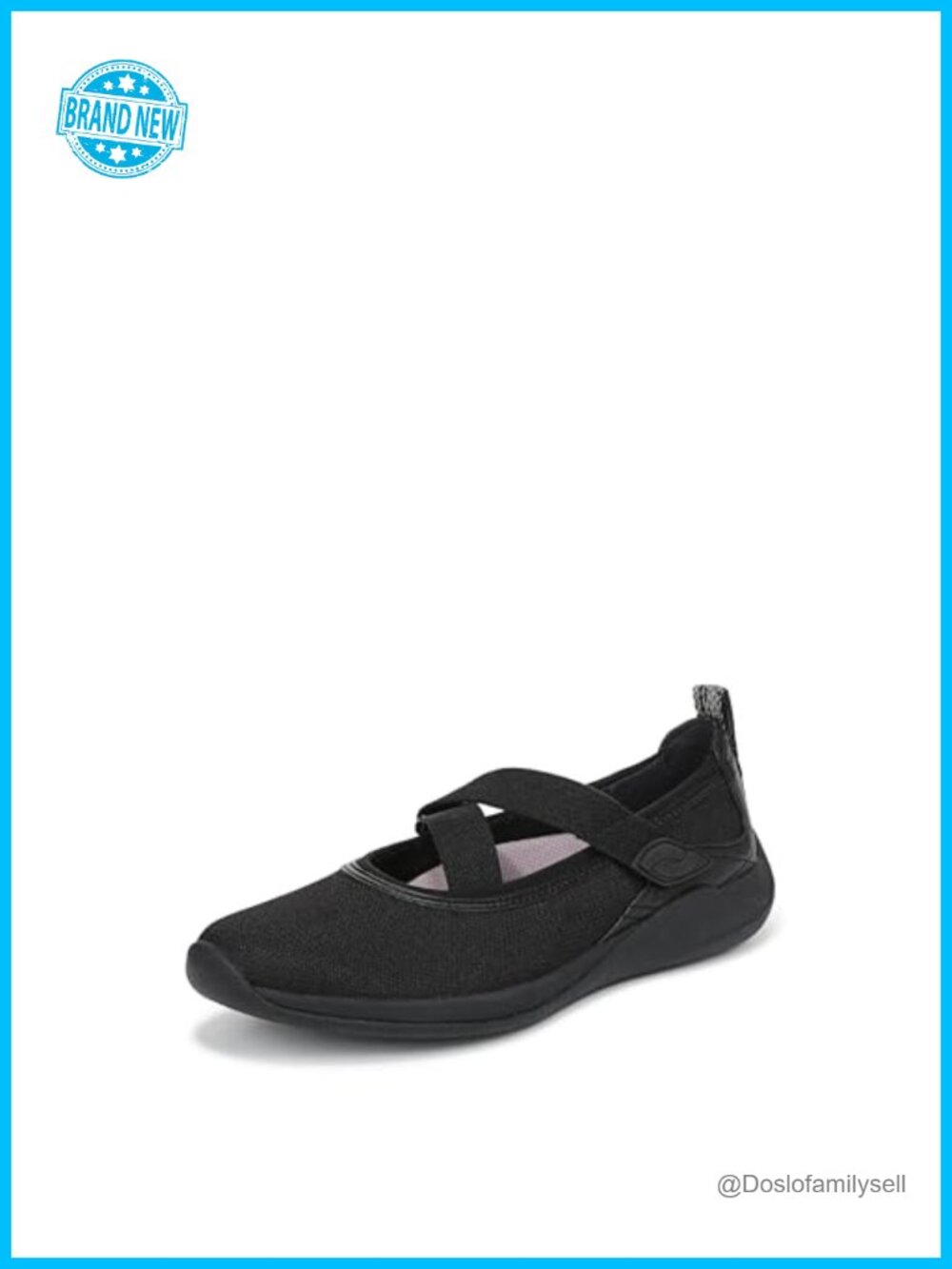 Mary Jane Sneaker with Hook and Loop Strap